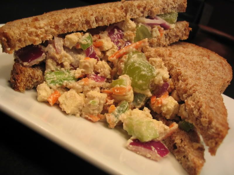 justthefood.com...the blog: Tofu "Chicken" Salad, Waldorf Style?